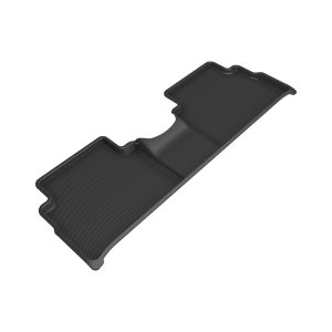 Hyundai Santa Fe Phev Floor Mats - Rear - 3D MAXpider - Kagu - Black - `21-`23 Hyundai Santa Fe Phev Floor Mats - Rear - 3D MAXpider - Kagu - Black - `21-`23